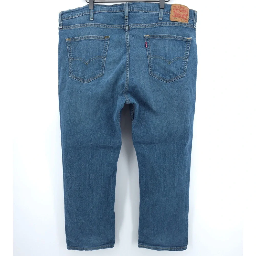 Levi's Mens Jeans 559 Relaxed Straight 44x30 Blue‎ Medium Wash Denim